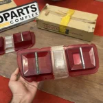 Corolla Sprinter Trueno TE27 KE25 tail light lenses NOS OEM pair (4)
