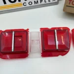 Corolla Sprinter Trueno TE27 KE25 tail light lenses NOS OEM pair (8)