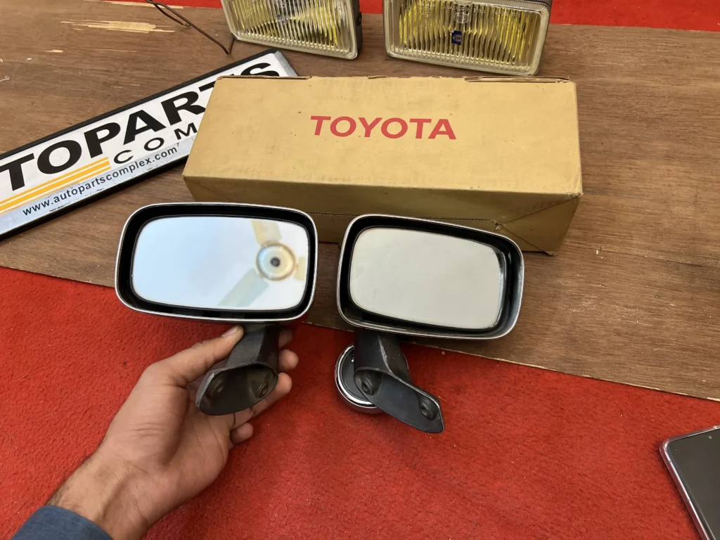 Corona 1980s chrome door mirrors pair (10)