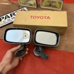 Corona 1980s chrome door mirrors pair (10)