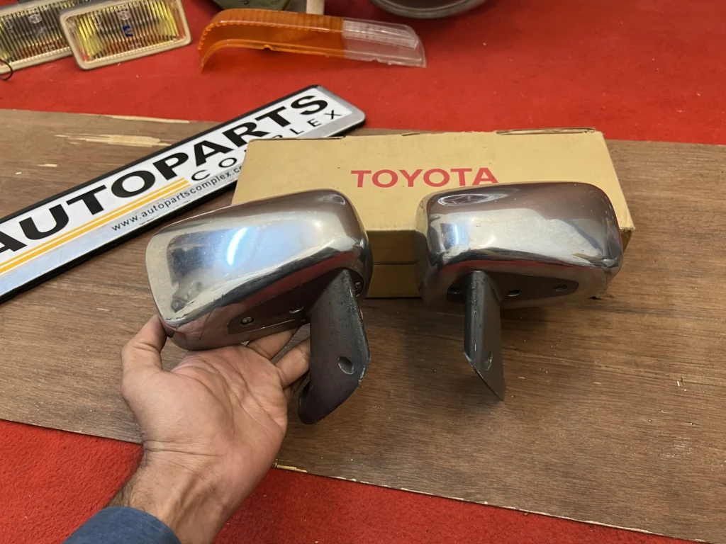 Corona 1980s chrome door mirrors pair (2)