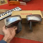 Corona 1980s chrome door mirrors pair (2)
