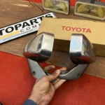 Corona 1980s chrome door mirrors pair (6)