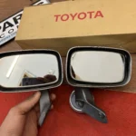 Corona 1980s chrome door mirrors pair (9)