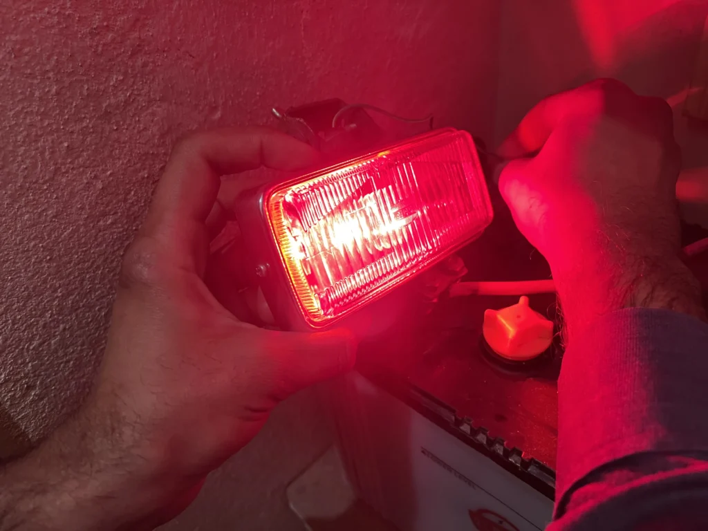 OEM KOITO old school fog lights (Super rare red lens) (1)