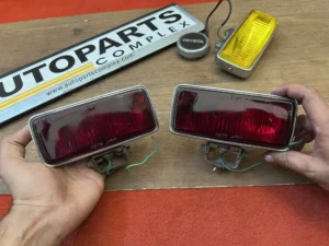 OEM KOITO old school fog lights (Super rare red lens) (2)