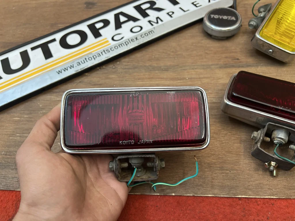 OEM KOITO old school fog lights (Super rare red lens) (3)