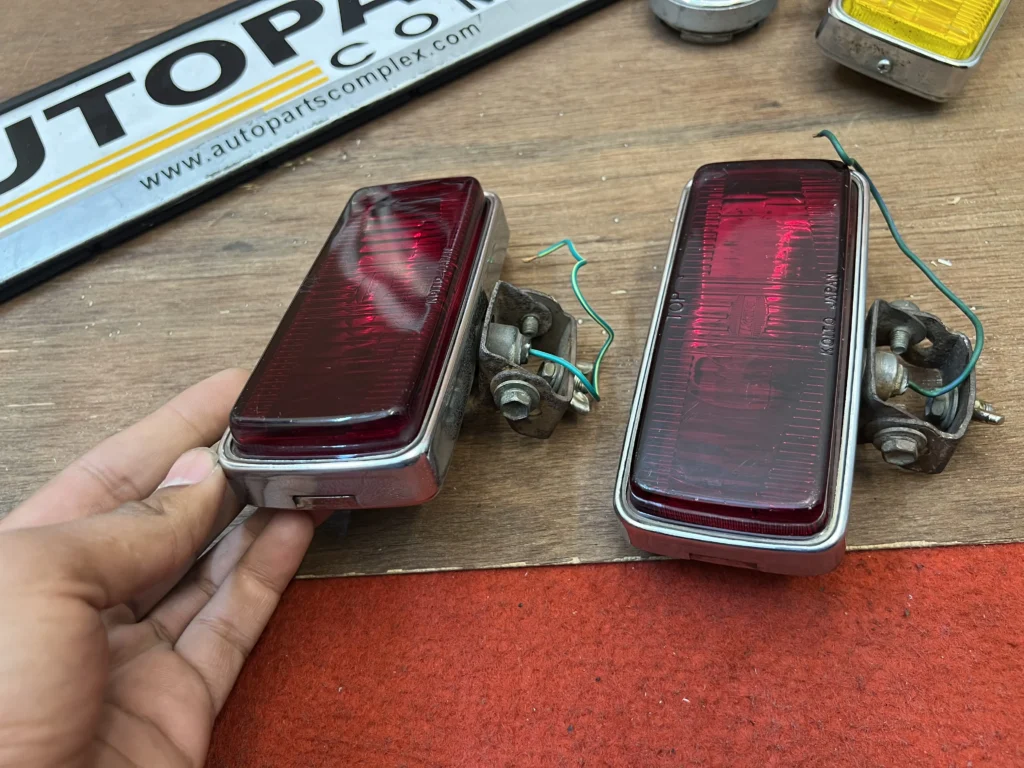 OEM KOITO old school fog lights (Super rare red lens) (6)