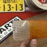 TOYOTA CORONA RT100 RT104 Front Turn Signal Light Lamp Lens left OEM NOS (3)
