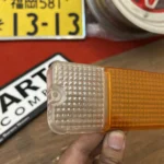 TOYOTA CORONA RT100 RT104 Front Turn Signal Light Lamp Lens left OEM NOS (4)