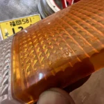 TOYOTA CORONA RT100 RT104 Front Turn Signal Light Lamp Lens left OEM NOS (5)