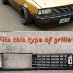 coupe front grille JDM C badge