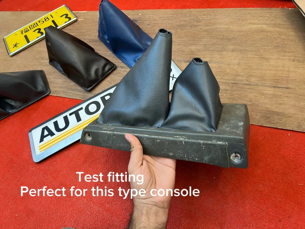 1st generation 4runner Hilux pickup 1984 - 1988 shifter leather boot (2)