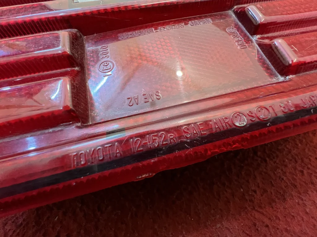 Corolla 1980 - 1983 JDM hardtop tail lights ke70 Te71 Ae71 Ae70 (12)