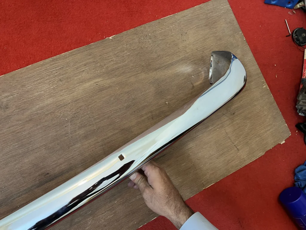 Datsun 120y 1974 B210 front bumper (7)