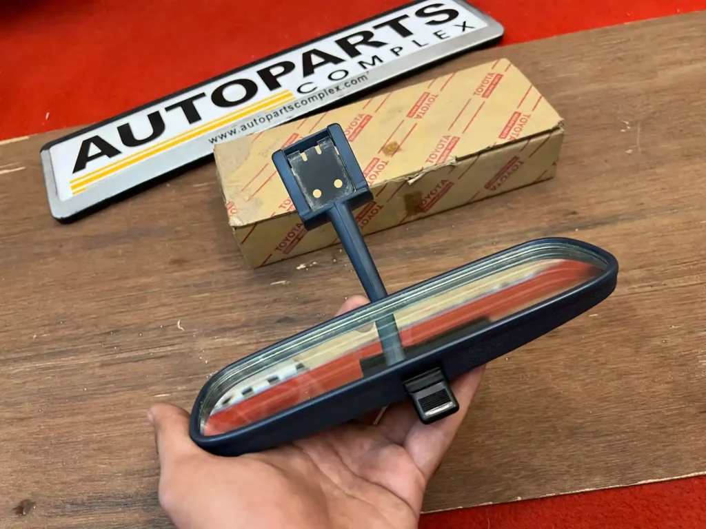 Corolla 1.8 te72 3tc Inner rear view mirror NOS OEM blue (2)