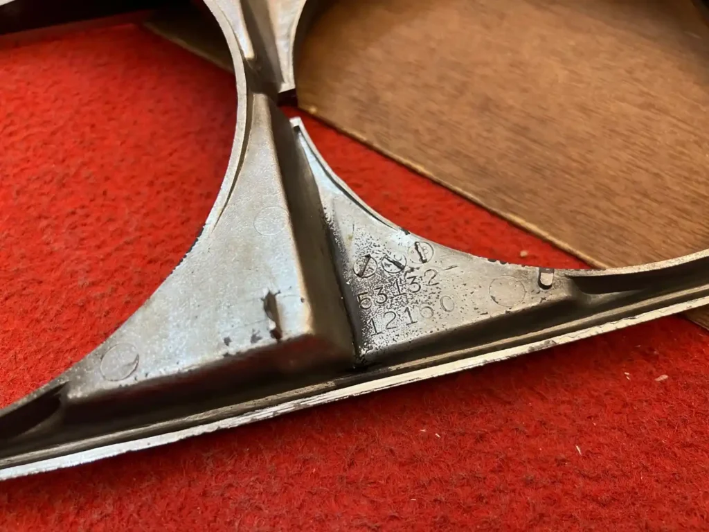 Corolla 1980 GT chrome headlight bezels OEM (1)