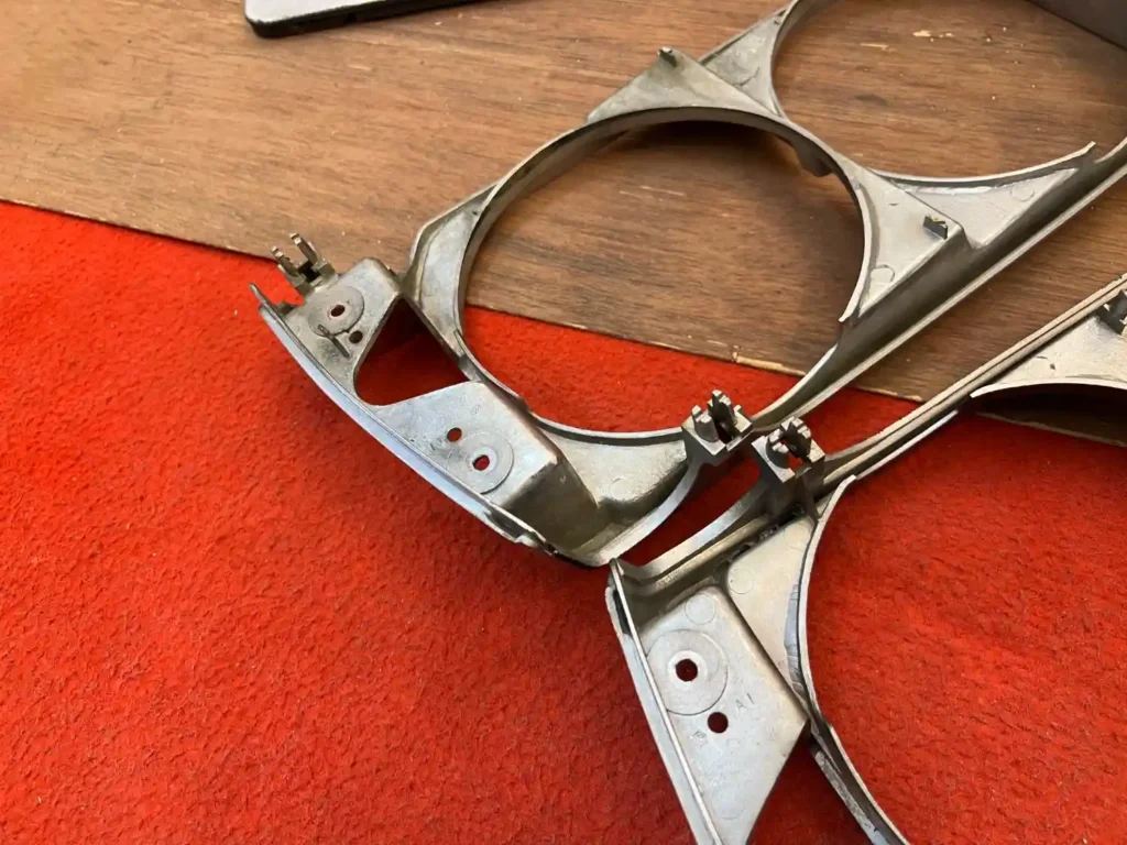 Corolla 1980 GT chrome headlight bezels OEM (11)