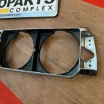 Corolla 1980 GT chrome headlight bezels OEM (4)