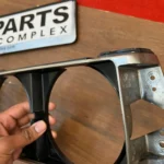 Corolla 1980 GT chrome headlight bezels OEM (5)