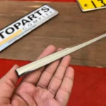 Corolla Te72 1982 1983 Bonnet leading edge chrome trim (3)