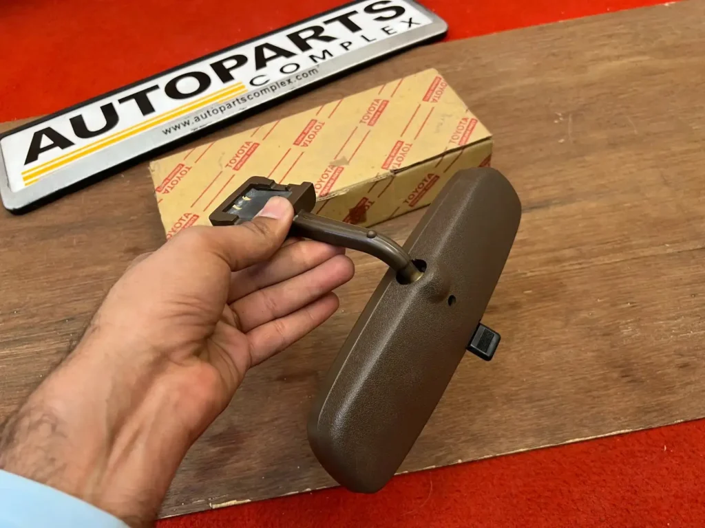 Corolla ke70 Te72 Inner rear view mirror NOS OEM Brown (4)