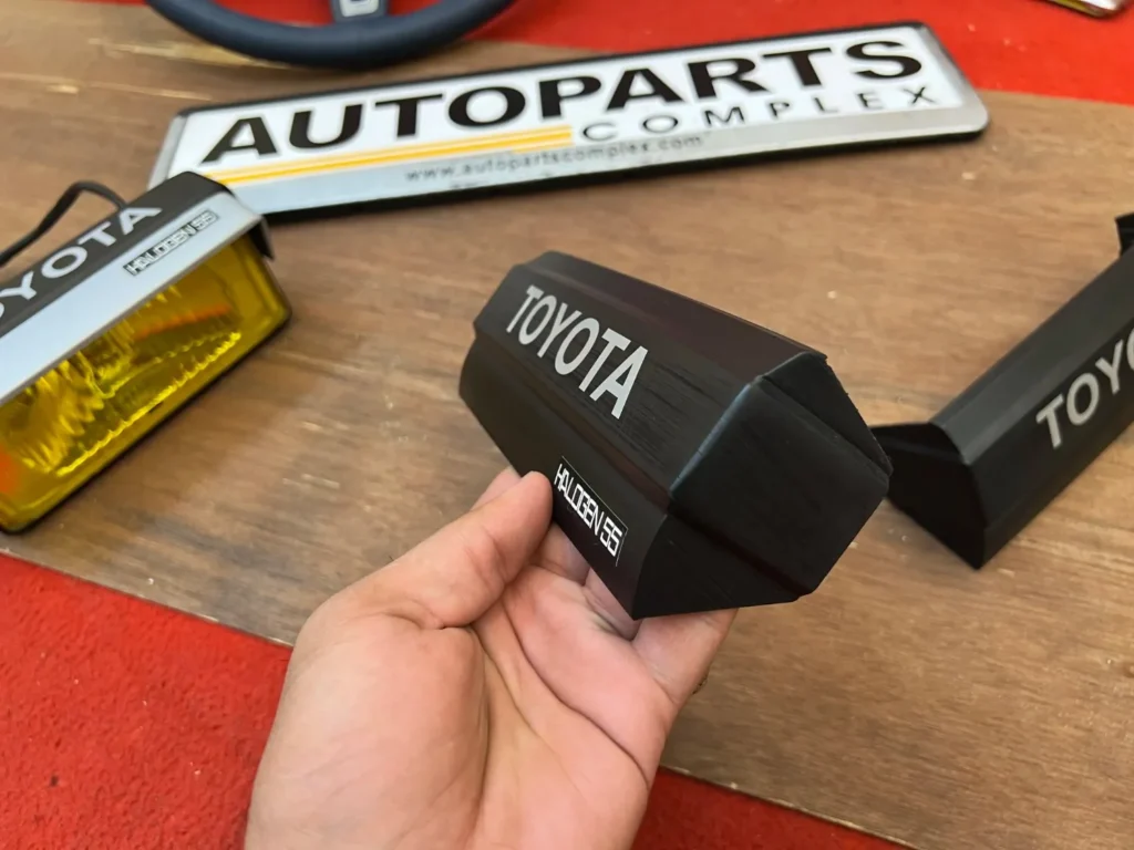 3D printed covers for Toyota ae86 auto cover retractable fog lamps (6)