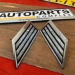 Corolla 1980 - 1983 GT TE71 Ke70 C pillar chrome vents pair (10)