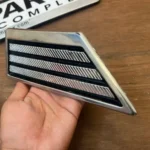 Corolla 1980 - 1983 GT TE71 Ke70 C pillar chrome vents pair (6)