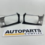 Corolla TE72 1982 1983 USDM headlight bezels with clear lenses (2)