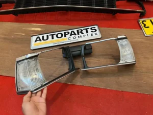 Corolla TE72 1982 1983 USDM headlight bezels with clear lenses (2)