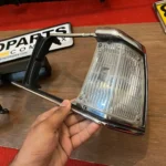Corolla TE72 1982 1983 USDM headlight bezels with clear lenses (3)