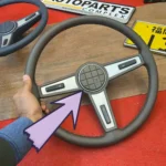 Toyota hilux Pickup Rn3# Rn4# SR5 steering wheel center pad brown (2)