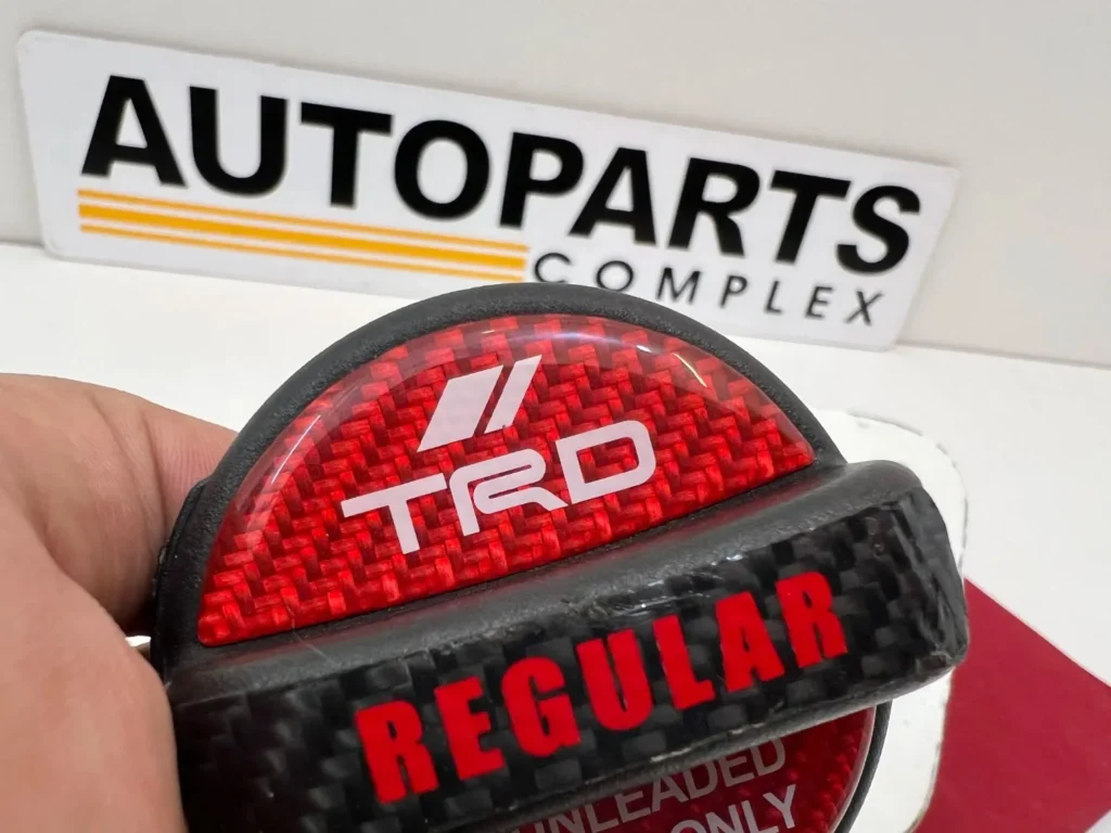 Ae101 Ae100 Corolla JDM style modified fuel filler door and TRD cap (3)