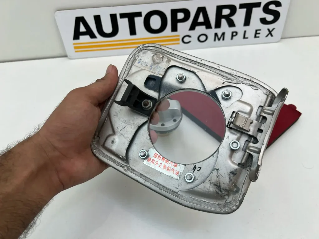 Ae101 Ae100 Corolla JDM style modified fuel filler door with silver TRD cap (10)