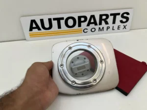 Ae101 Ae100 Corolla JDM style modified fuel filler door with silver TRD cap (2)