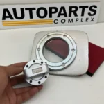Ae101 Ae100 Corolla JDM style modified fuel filler door with silver TRD cap (6)