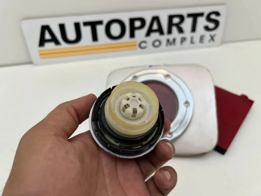Ae101 Ae100 Corolla JDM style modified fuel filler door with silver TRD cap (7)