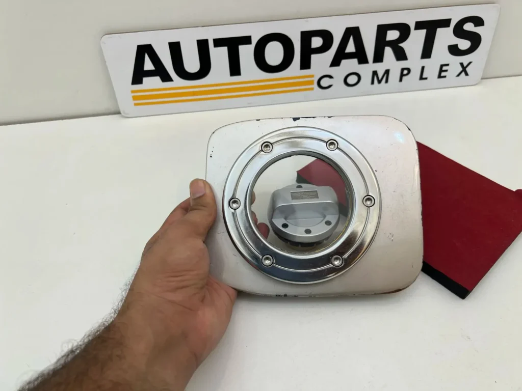 Ae101 Ae100 Corolla JDM style modified fuel filler door with silver TRD cap (8)