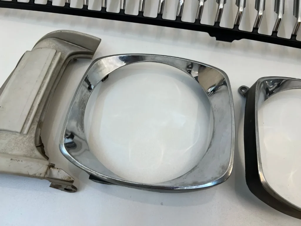 Corolla 1971 1972 ke20 te21 ke25 te27 front grille set (13)