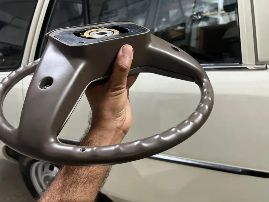 Corolla 1982 1983 brown steering wheel ke70 te72 (1)