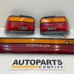 Corolla 1993 - 1997 AE100 AE101 OEM tail lights set with center garnish (8)