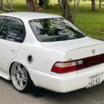 Corolla AE101 AE100 JDM style modified fuel filler door and TRD cap (1)