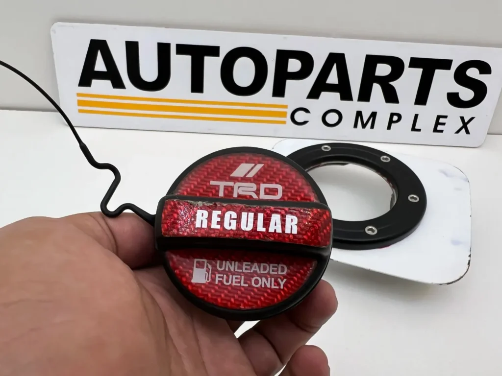 Corolla AE101 AE100 JDM style modified fuel filler door and TRD cap (11)