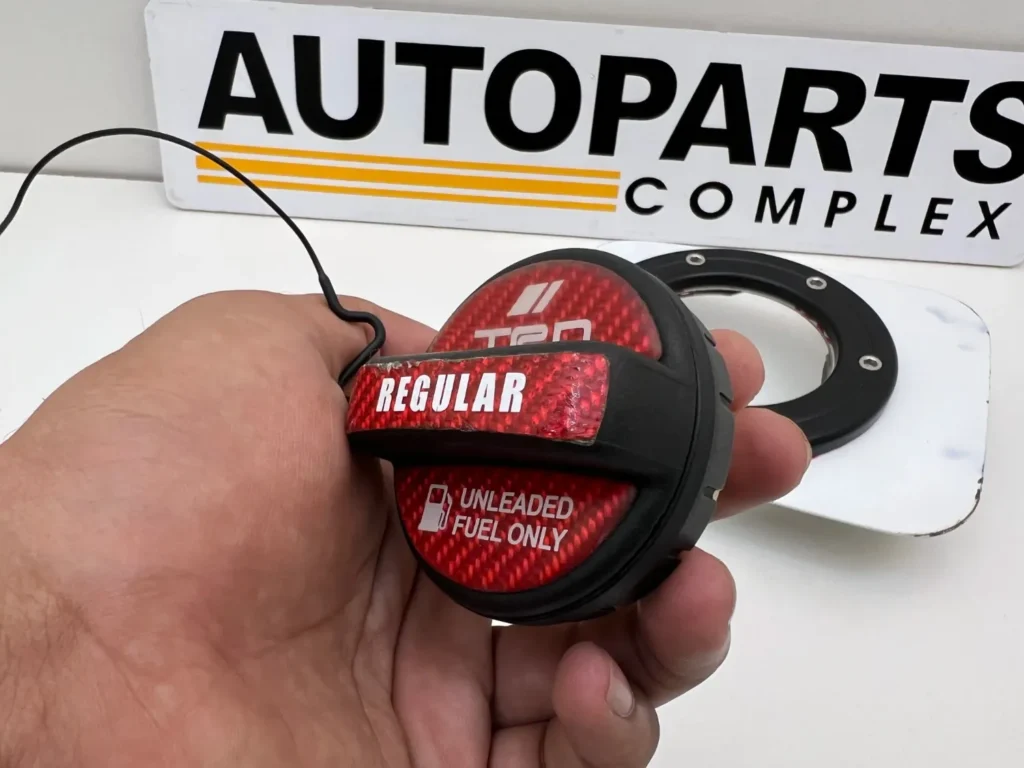 Corolla AE101 AE100 JDM style modified fuel filler door and TRD cap (12)