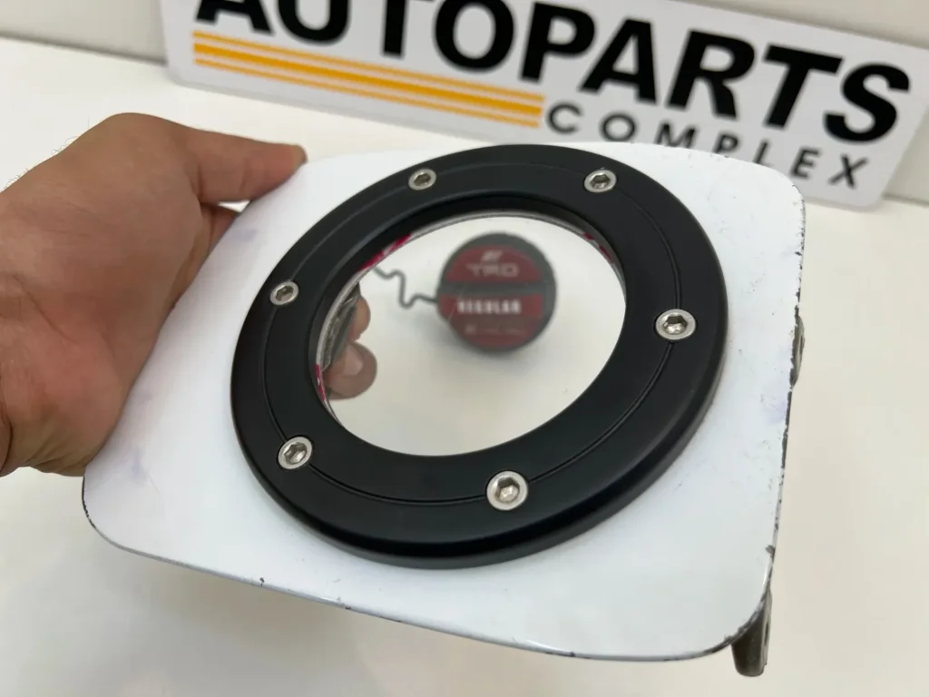 Corolla AE101 AE100 JDM style modified fuel filler door and TRD cap (6)