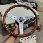 Legit Nardi classic wooden 360mm with Toyota hub adapter (1)