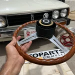 Legit Nardi classic wooden 360mm with Toyota hub adapter (10)