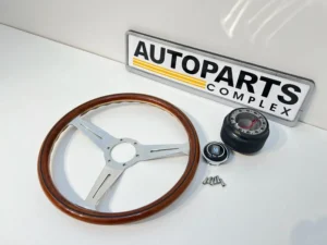 Legit Nardi classic wooden 360mm with Toyota hub adapter (4)