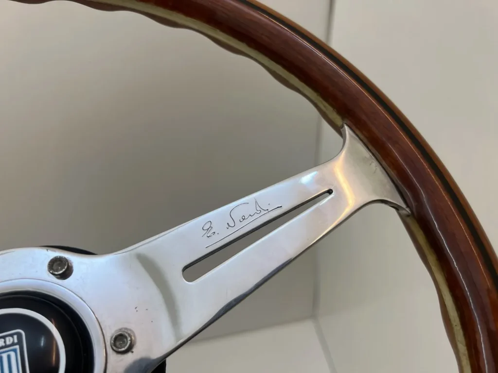 Legit Nardi classic wooden 360mm with Toyota hub adapter (7)